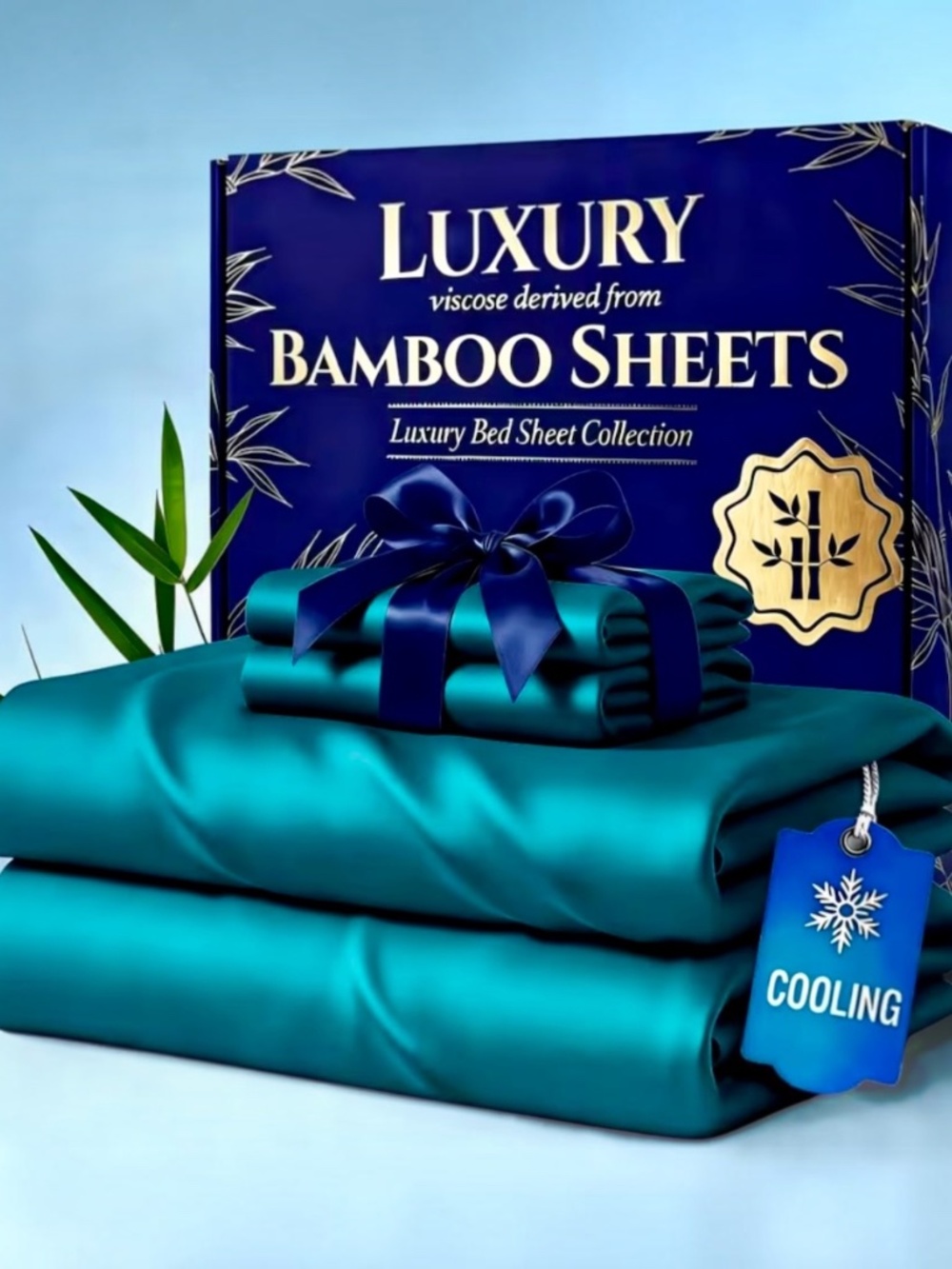 New – Twin Size Bamboo-Derived Viscose Sheet Set ✨